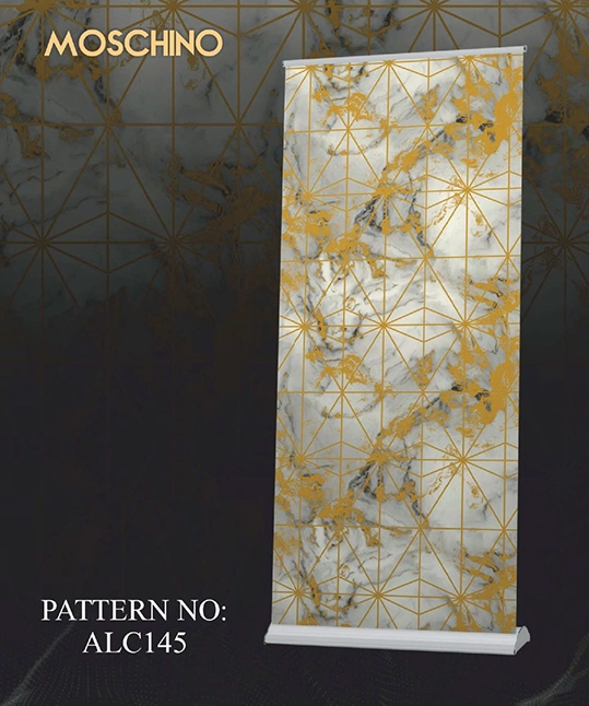 Luxury White & Gold Texture Wallpaper